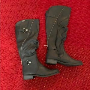 NWOT Black Combat Boots